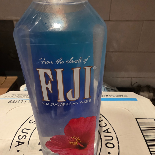 Fiji Water 1 liter.