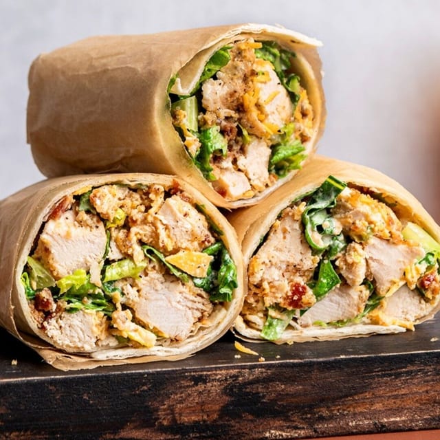 Caesar Chicken Wrap.