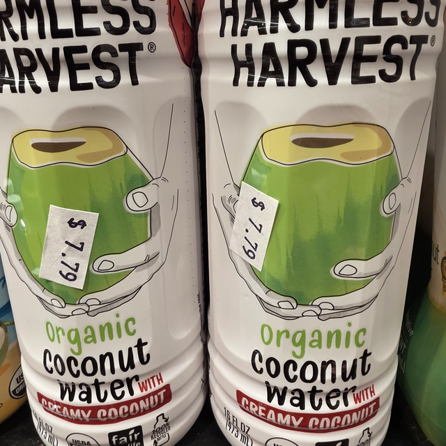 Harmless Coconut Water 16 oz..